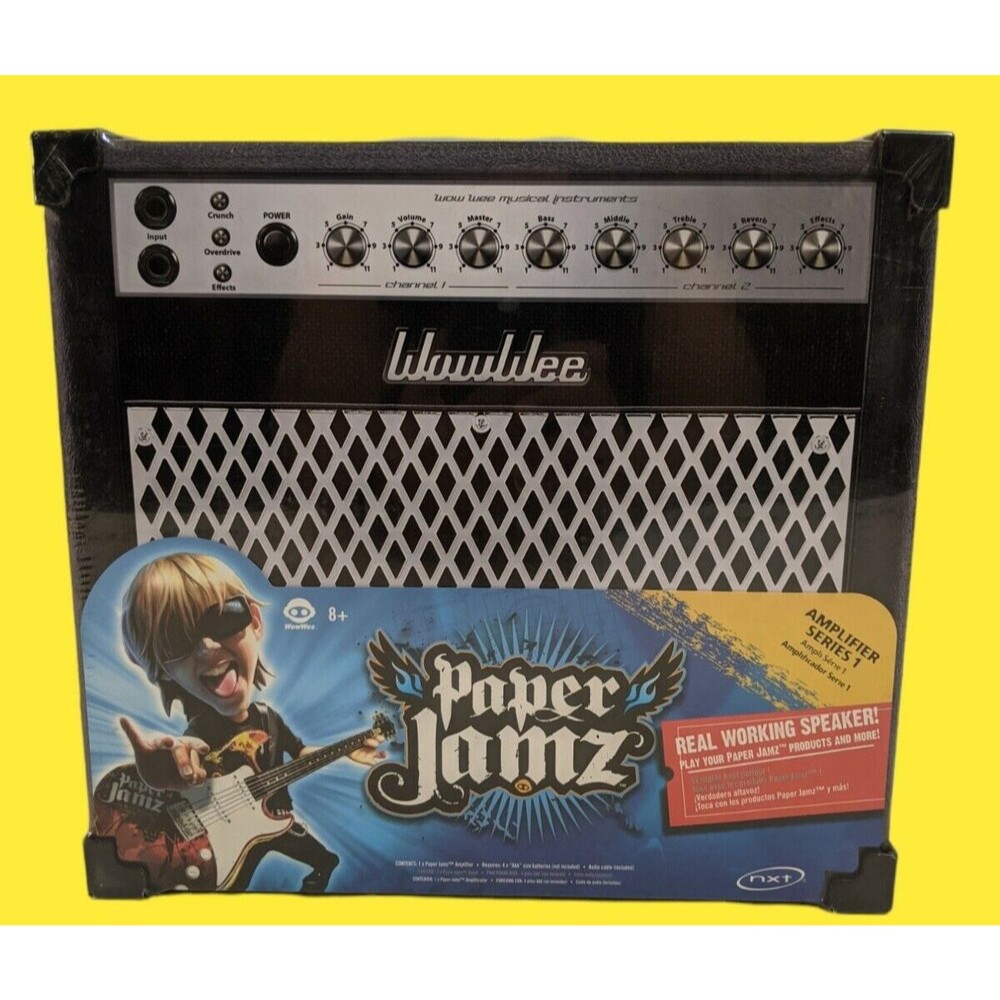 Wow Wee Paper Jamz Collectible Guitar Amp Series 1 Speaker NEW SEALED 2009